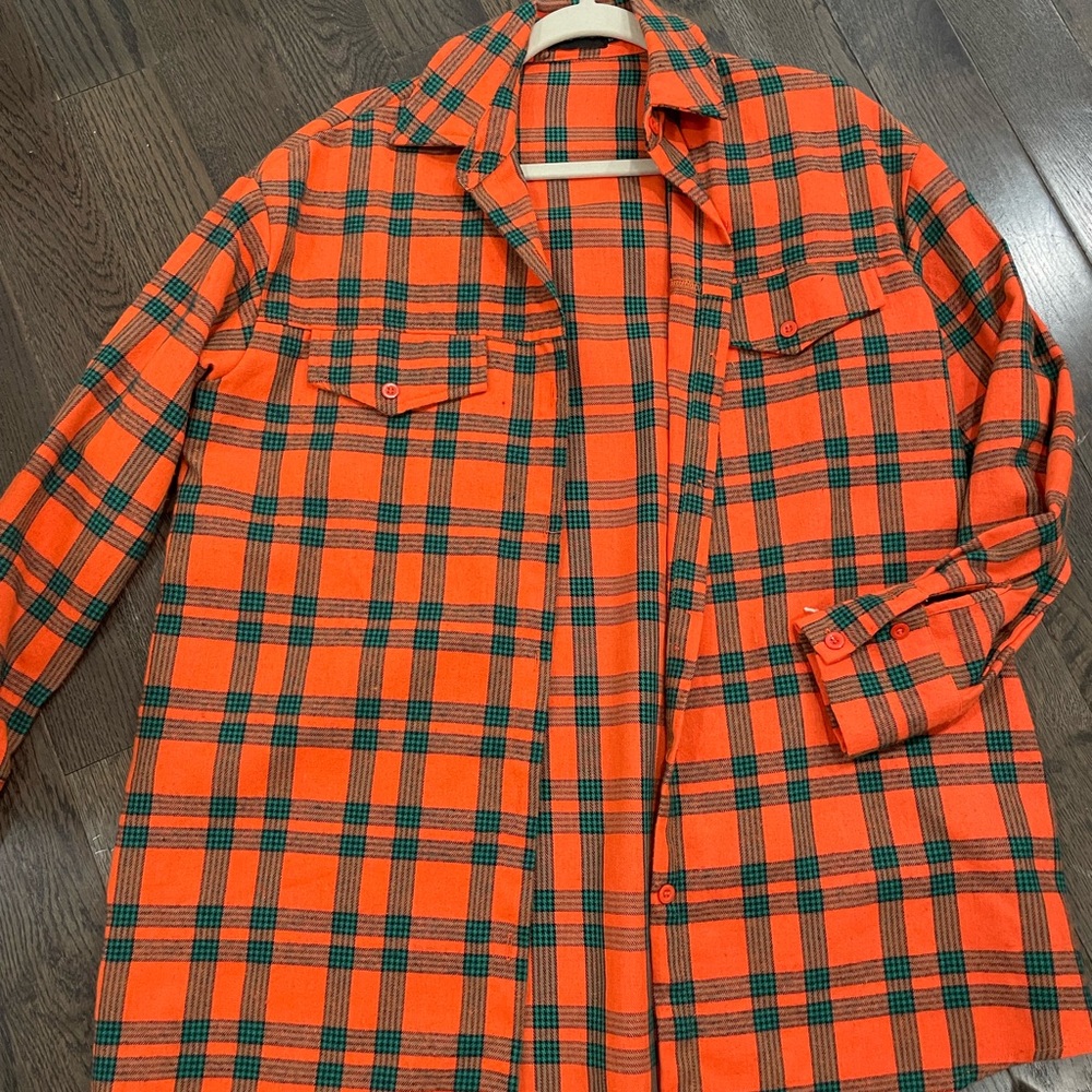 Plaid button up